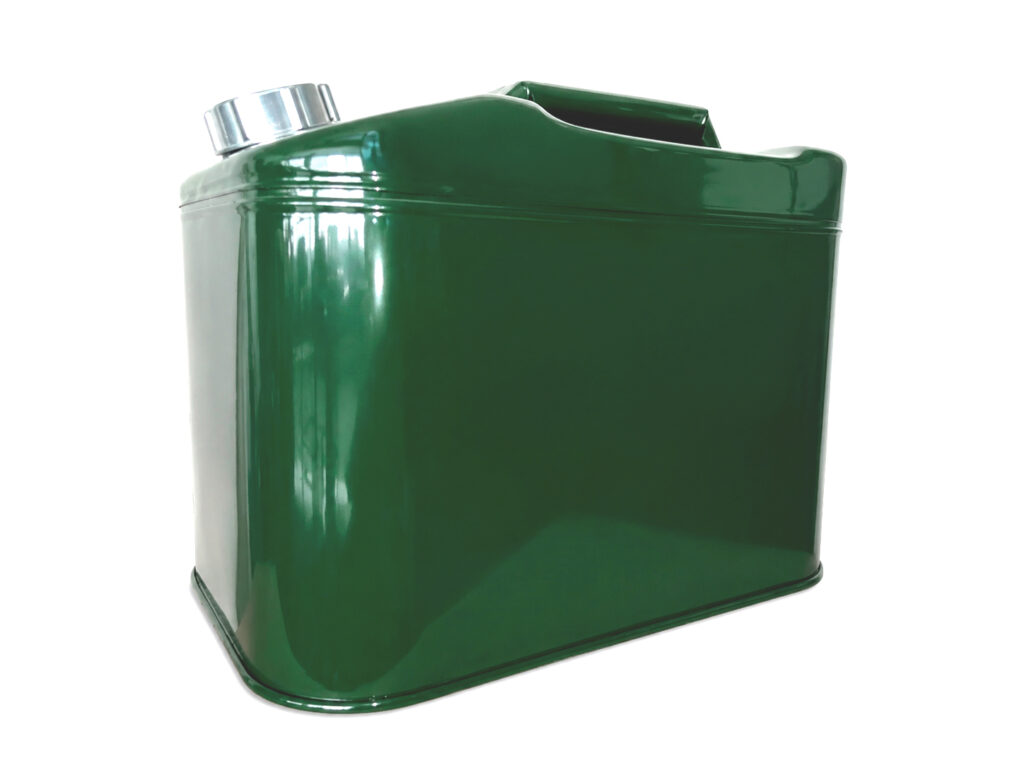 2E Jerry cans vertical 20L metal 0.8mm 2,7 kg green