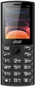 Мобільний телефон 2E E240 2025 2.4″ 2SIM, 1400мА•год, чорний
