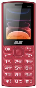 Мобільний телефон 2E E240 2025 2.4″ 2SIM, 1400мА•год, червоний