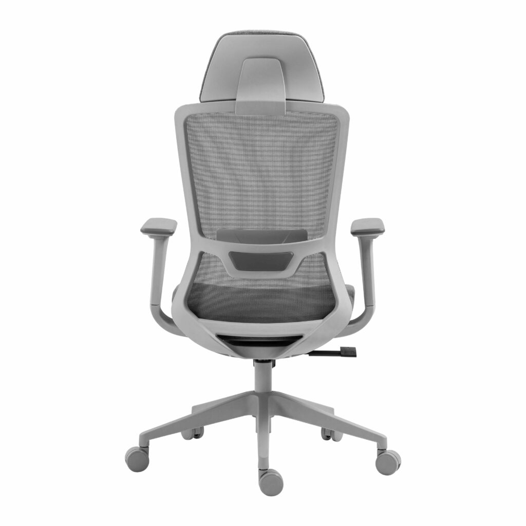 Кресло 2E OFFICE OC150, ткань, 4D-подлокотники, подголовник, серый