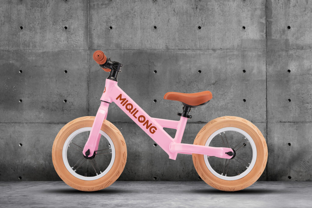 Беговел Miqilong by 2E HPA 12″ розовый