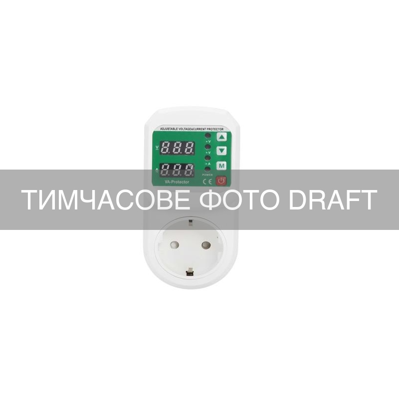 Реле напруги 2E ADVAP 16A, білий