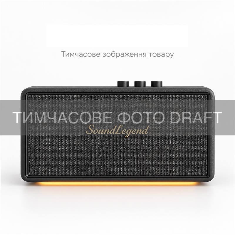 Портативна акустична система 2E SoundLegend Grand 120Вт, BT 5.3, TWS, FLAC, MP3, WAV, ARC, EQ, PowerBank, IPX6, RGB, Чорний