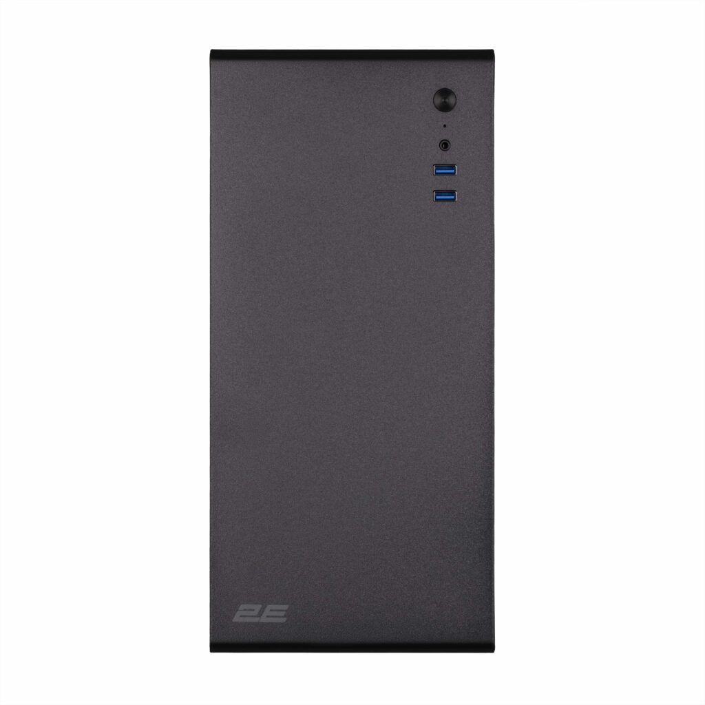 Корпус 2E Credo V200B-400 з БЖ 2E ATX400, 2xUSB3.0, 1×80мм, VGA 250мм, mATX, чорний