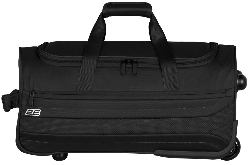 2E wheeled small travel bag  Axis, polyester, 55L, 2 wheels, black