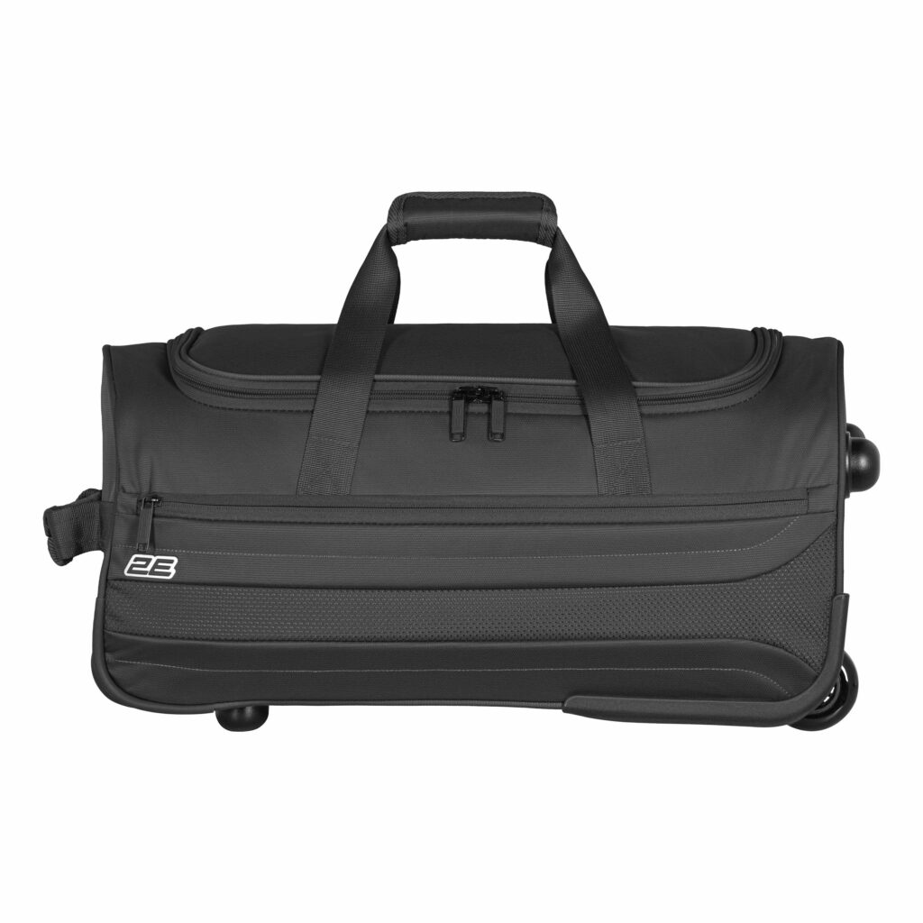 2E wheeled small travel bag  Axis, polyester, 55L, 2 wheels, grey