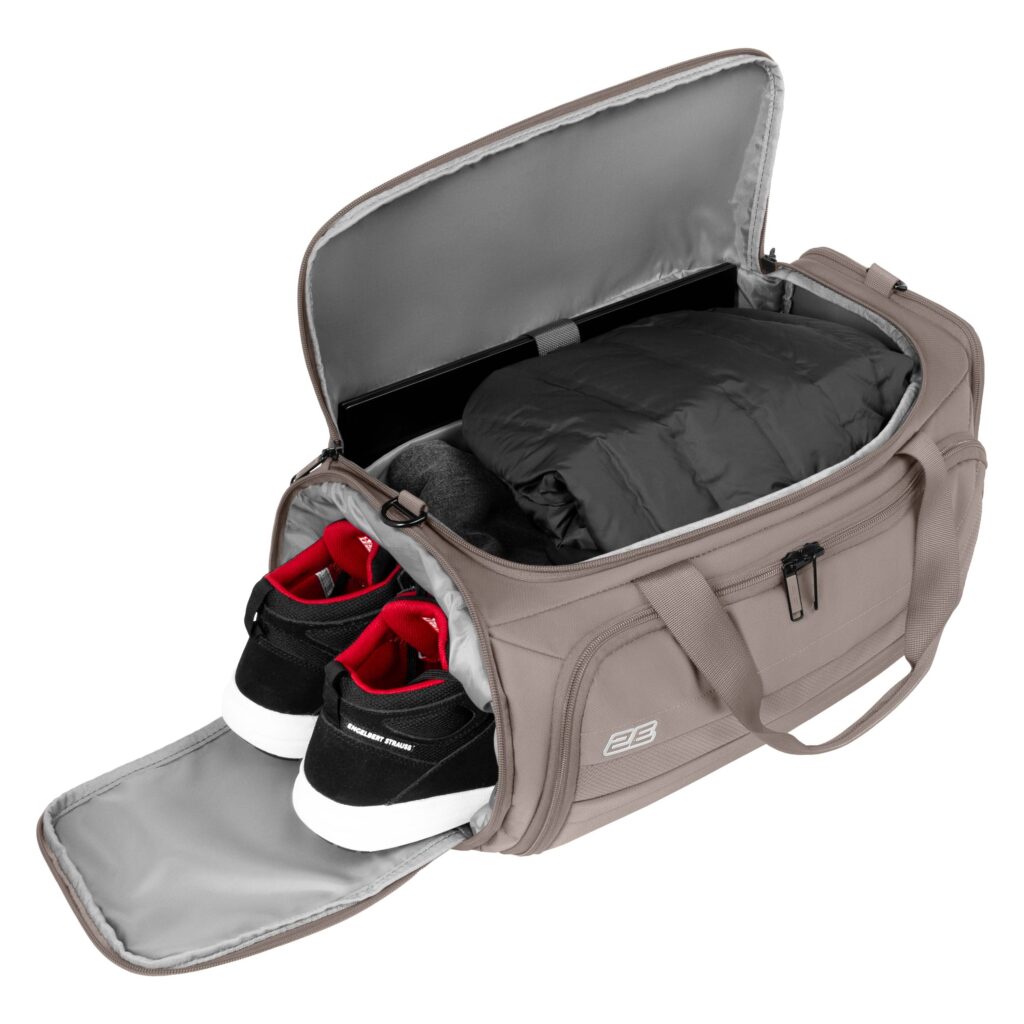 2E travel bag with laptop compart. 17″ Axis, polyester, 26L, сhampagne