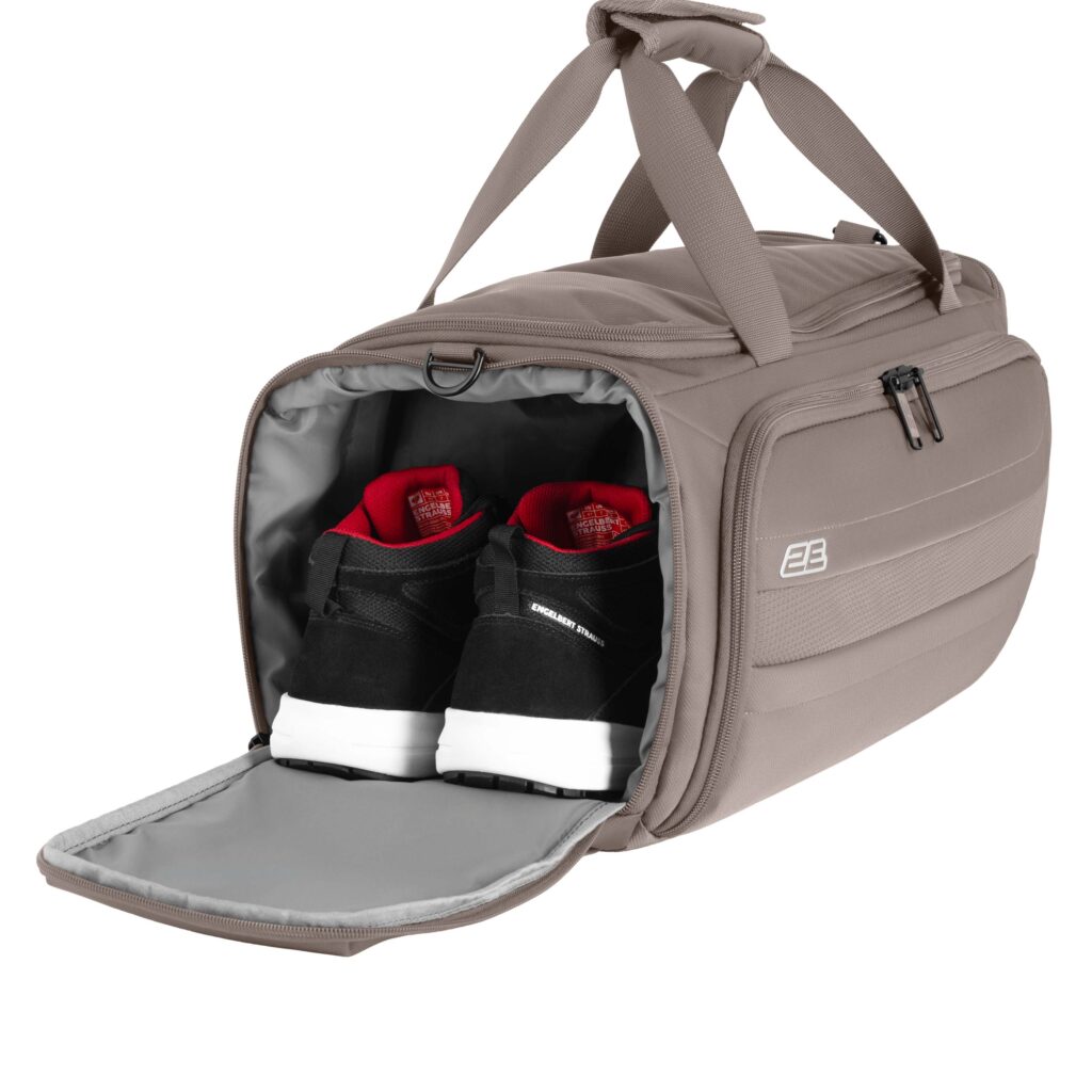 2E travel bag with laptop compart. 17″ Axis, polyester, 26L, сhampagne