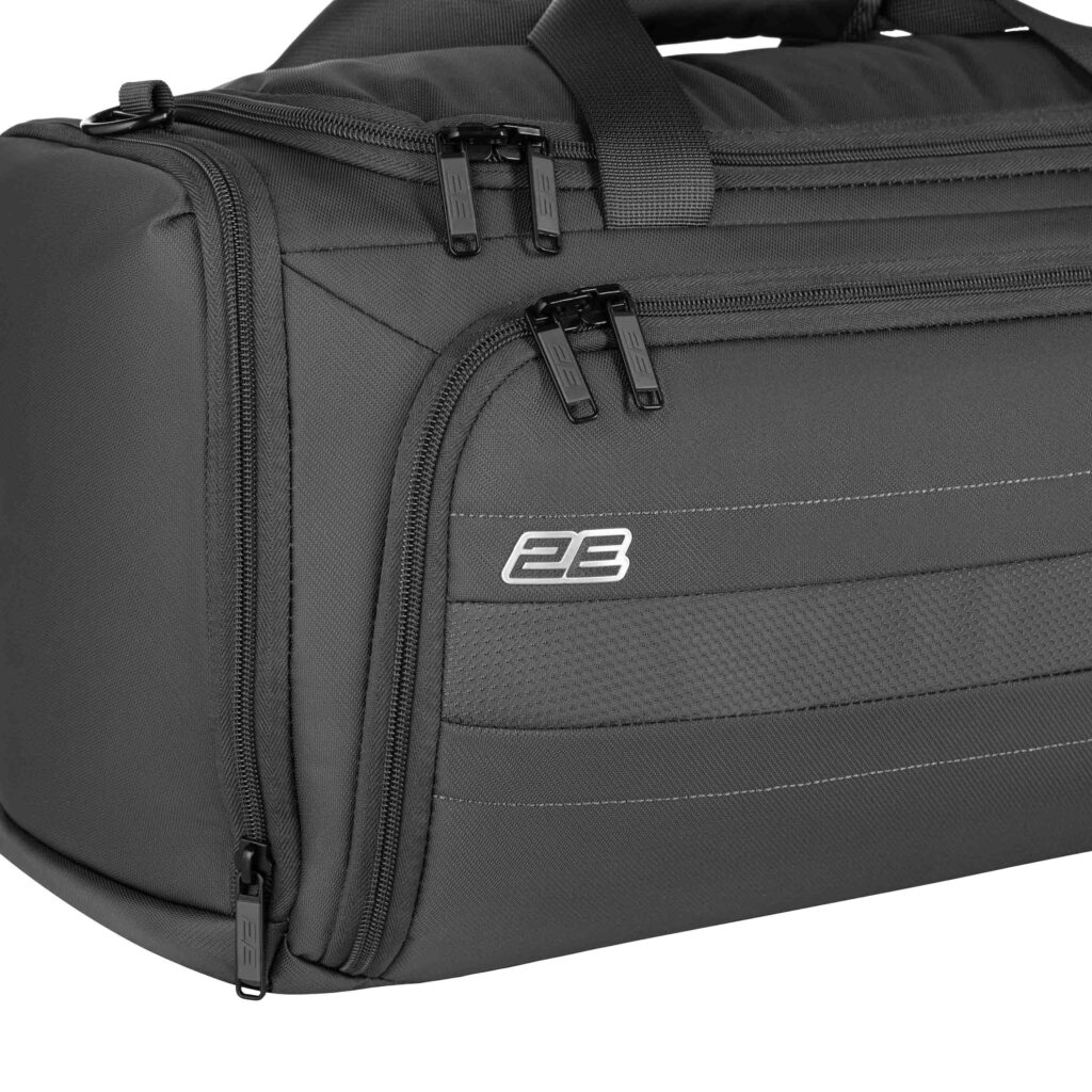 2E travel bag with laptop compart. 17″ Axis, polyester, 26L, grey