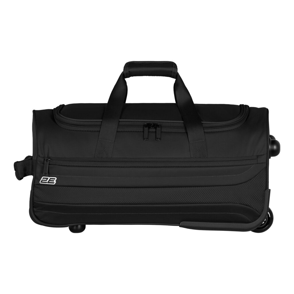 2E wheeled small travel bag  Axis, polyester, 55L, 2 wheels, black