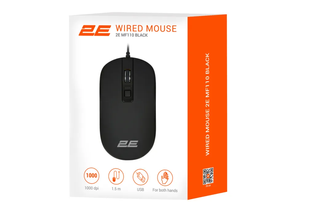 Мышка 2E MF110 USB Black