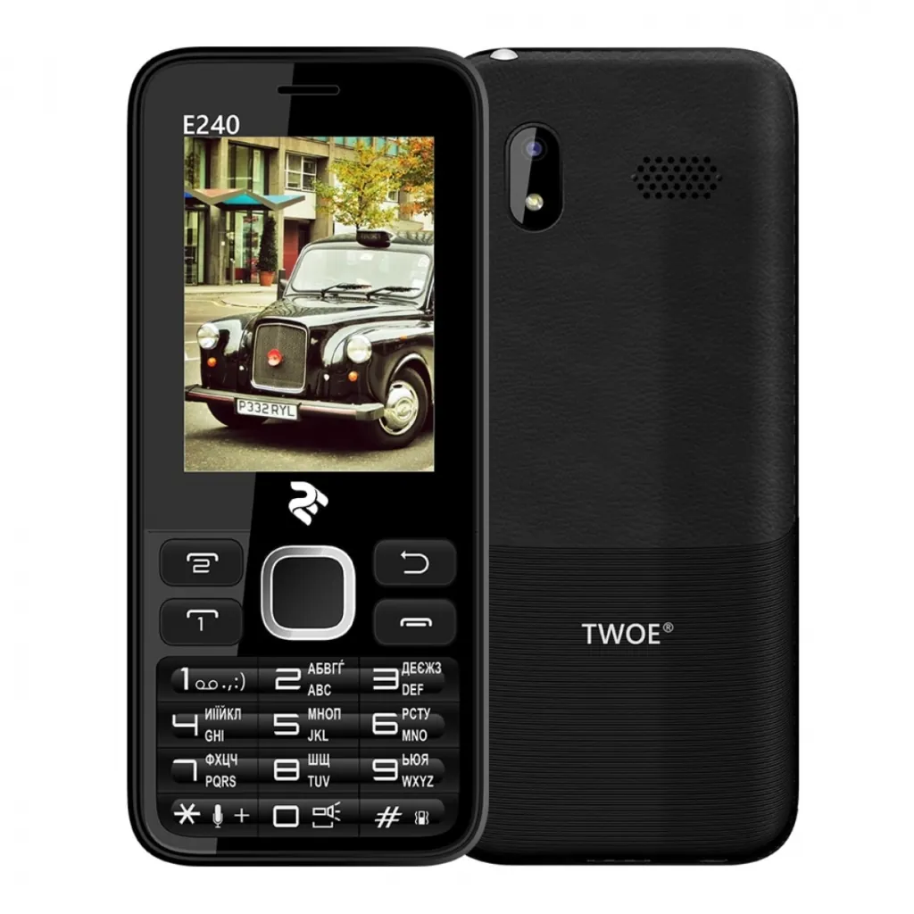 Мобильный телефон 2E E240 DualSim Black