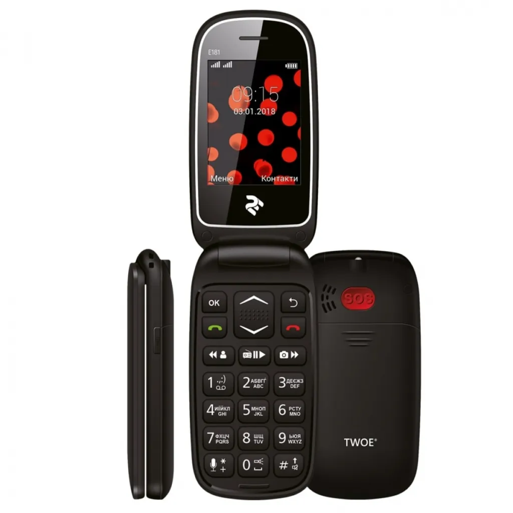 Мобильный телефон 2E E181 DualSim Black