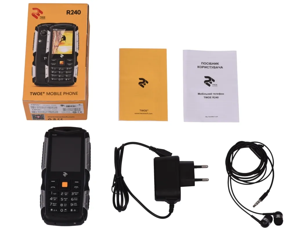 Mobile Phone 2E R240 DualSim Black