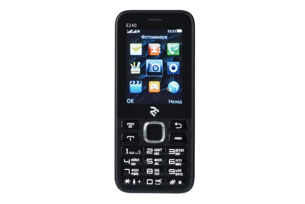 Мобильный телефон 2E E240 DualSim Black