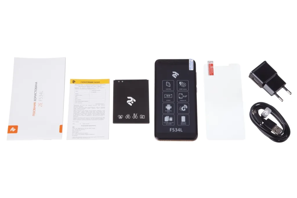 Смартфон 2E F534L 2018 DualSim Gold