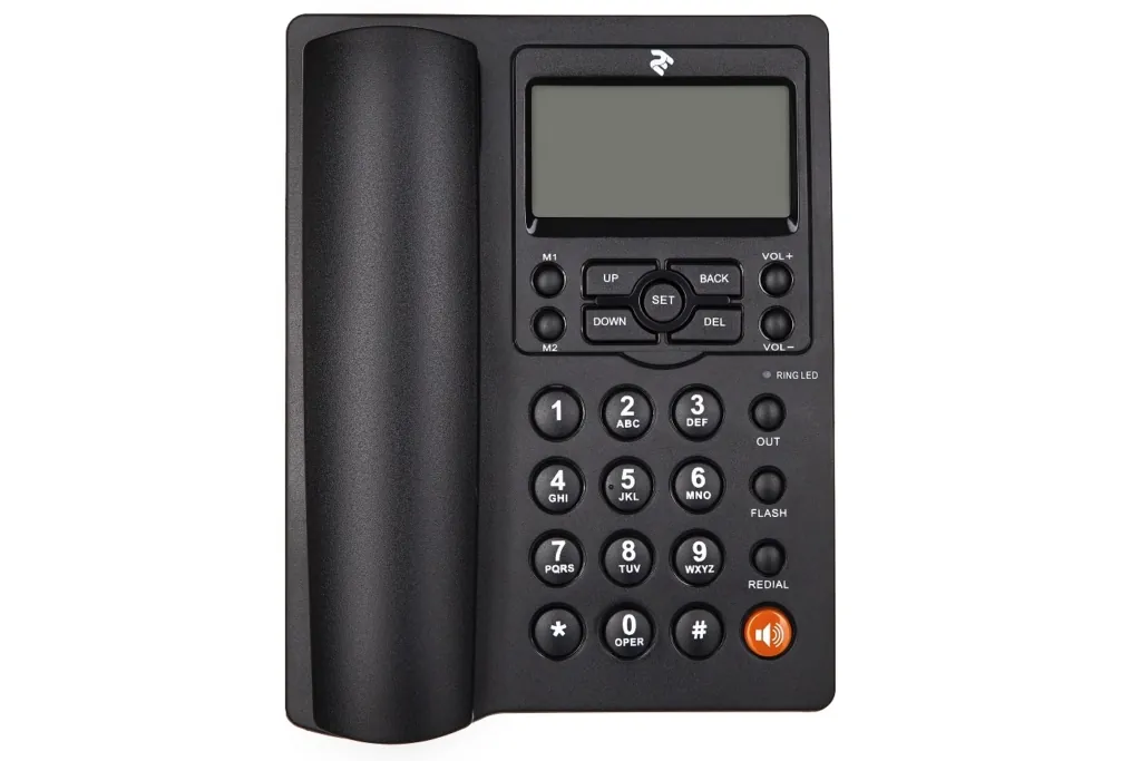 Аналоговый телефон 2E AP-410 Black