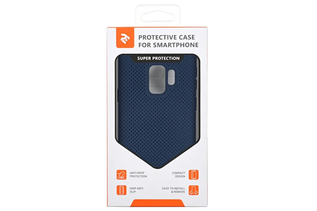 2Е Case for Samsung Galaxy S9, Dots, Navy