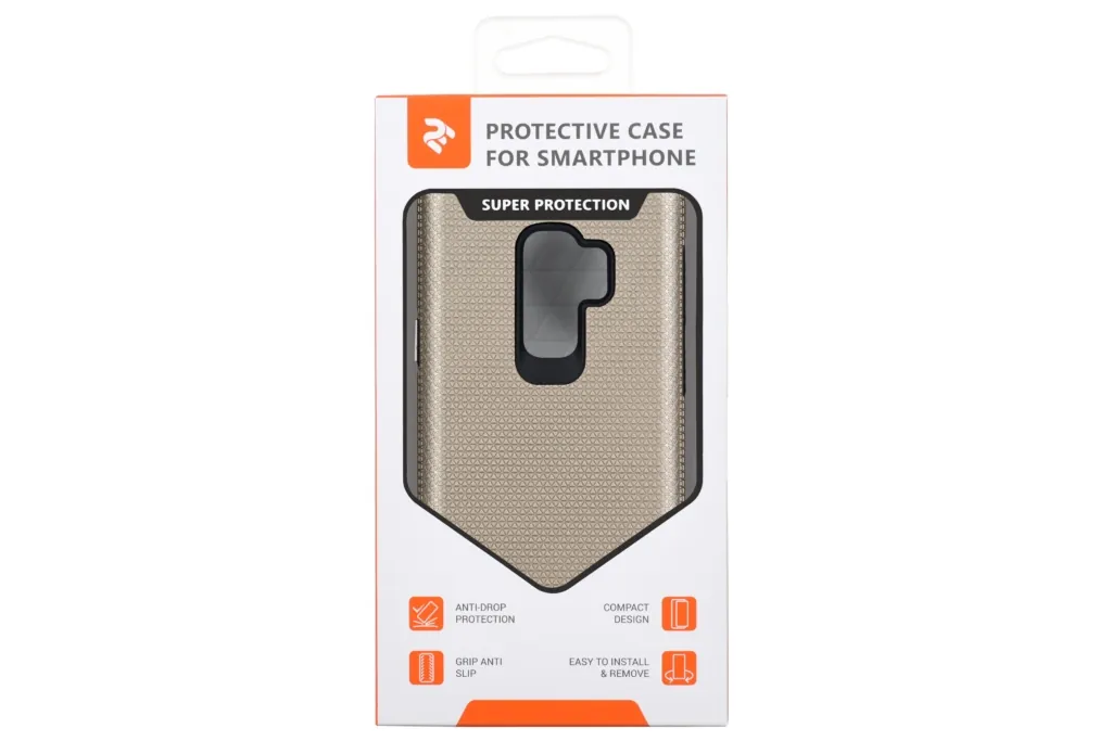 2Е Case for Samsung Galaxy S9+ (G965), Triangle, Gold