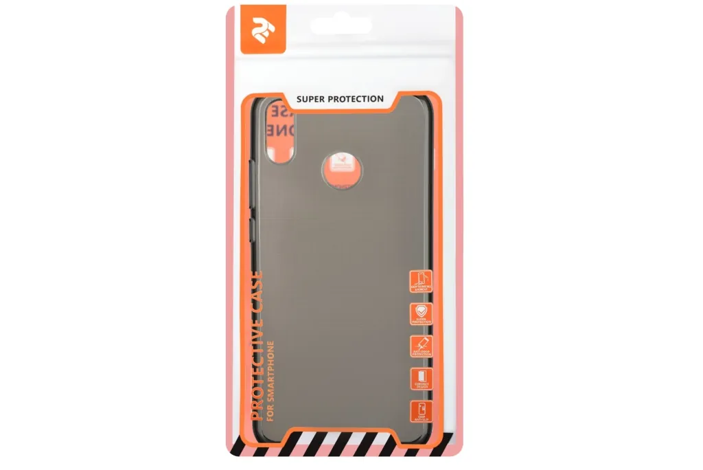 2E Basic Case for Huawei Honor 8X, Crystal, Black
