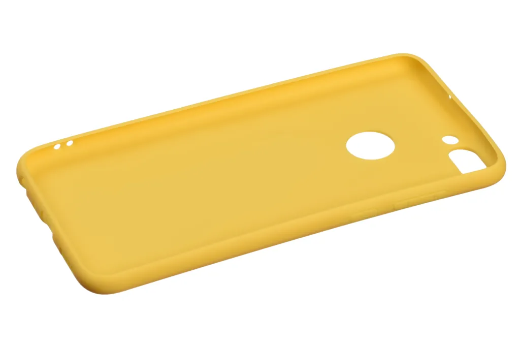 2E Basic Case for Huawei P Smart, Soft touch, Mustard
