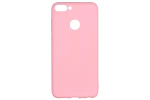 2E Basic Case for Huawei P Smart, Soft touch, Pink