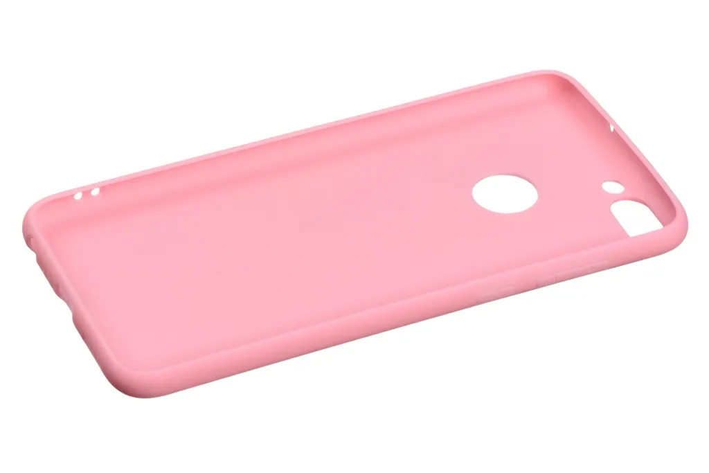 2E Basic Case for Huawei P Smart, Soft touch, Pink