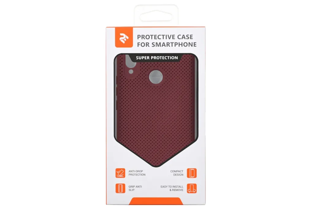 2Е Case for Huawei P Smart+, Dots, Marsala