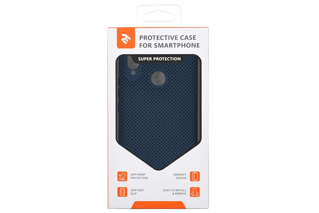 2Е Case for Huawei P Smart+, Dots, Navy
