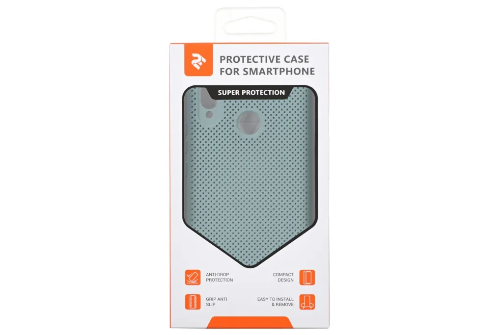 2Е Case for Huawei P Smart+, Dots, Olive