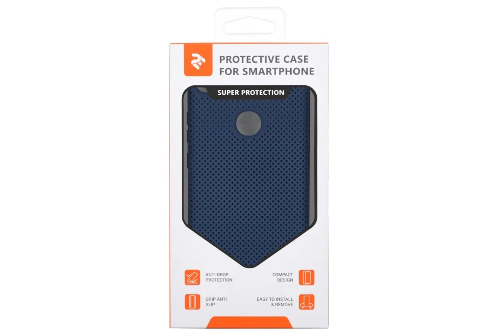 2Е Case for Huawei Y6 2018, Dots, Navy
