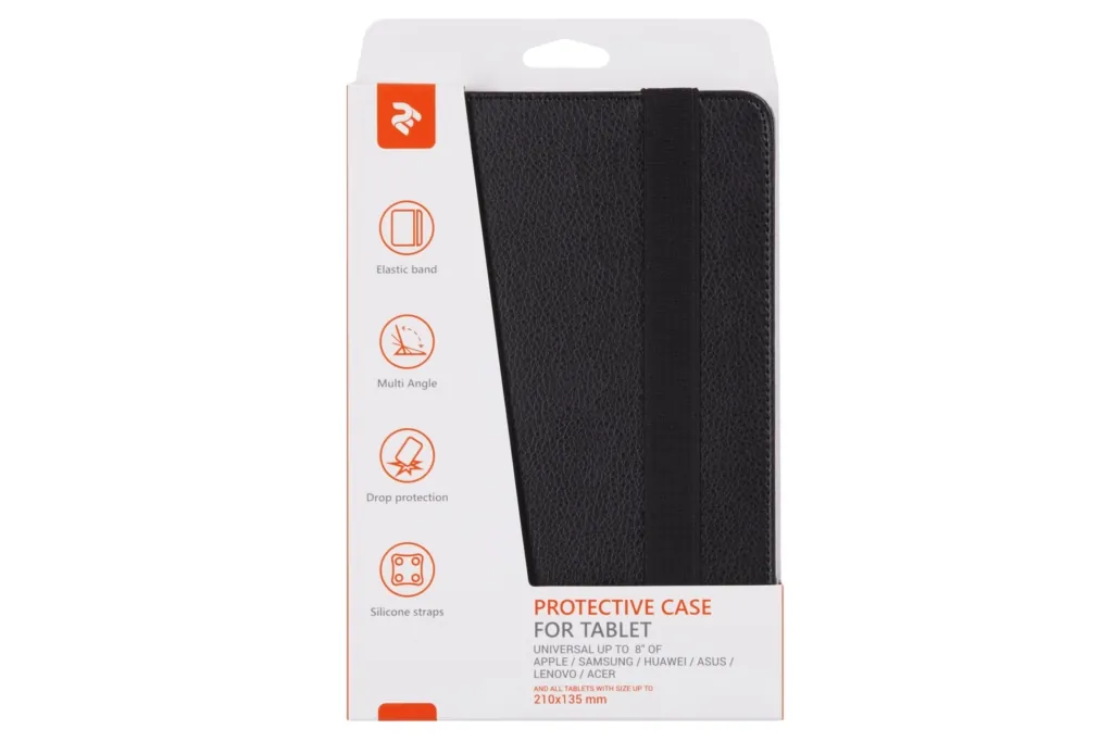 2E Universal Case for Tablets up to 8.4″, Black