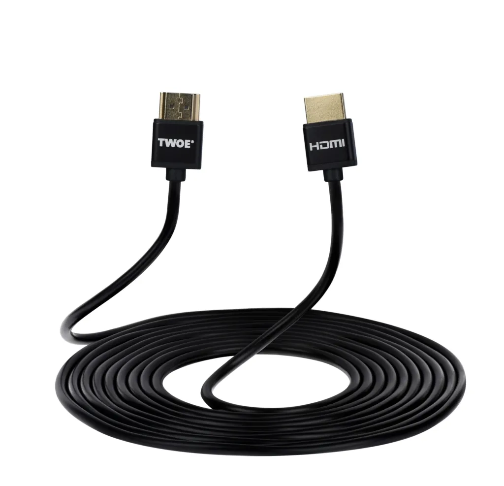 Кабель 2Е HDMI 2.0 (AM/AM), Slim, High Speed, Alumium Black 3m