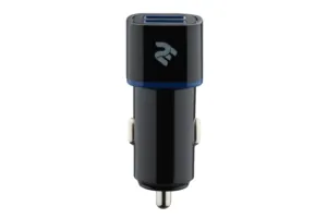 2E Dual USB Car Charger 2.4Ax2.4A Black