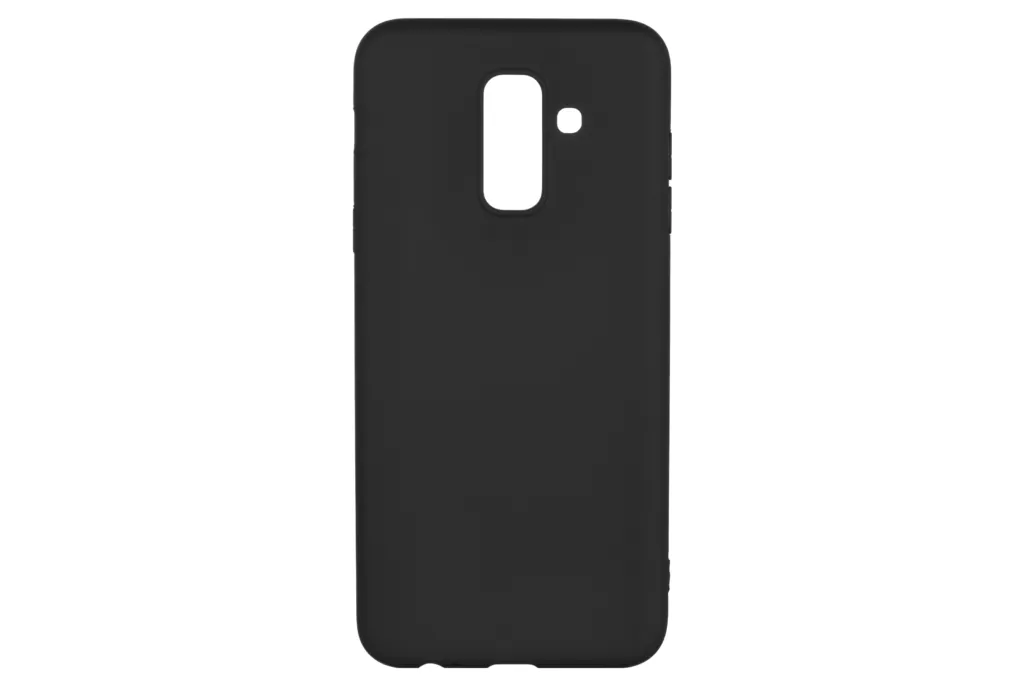 2E Basic Case for Samsung Galaxy A6+ 2018 (A605), Soft touch, Black