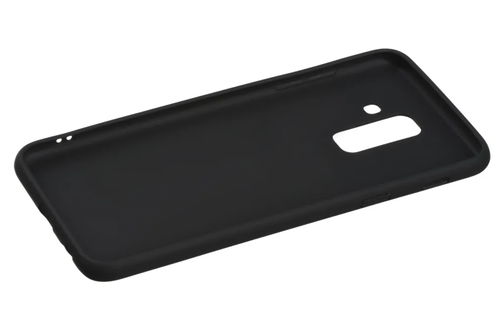 2E Basic Case for Samsung Galaxy A6+ 2018 (A605), Soft touch, Black