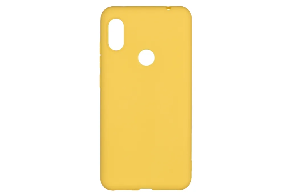 2E Basic Case for Xiaomi Redmi Note 6 Pro, Soft touch, Mustard