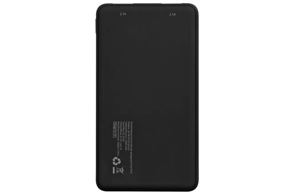 Power Bank 2Е SOTA series Slim 10000 мАч Black