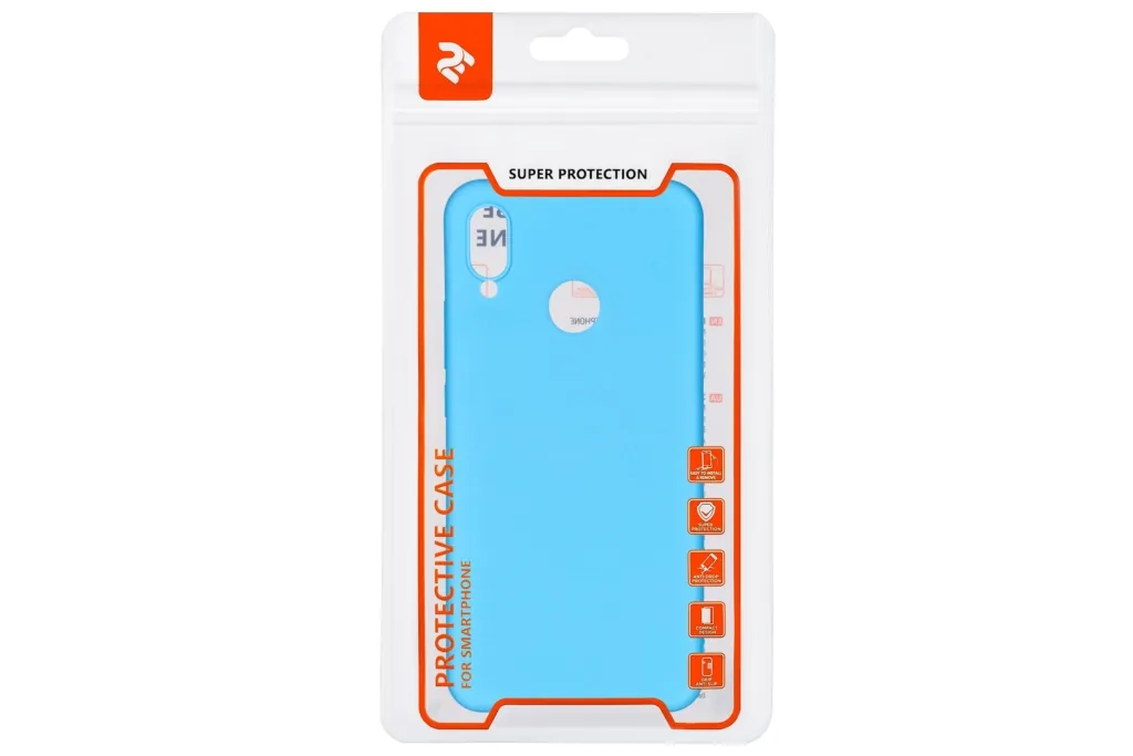 2E Basic Case for Huawei P Smart+, Soft touch, Blue