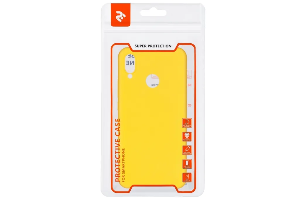 2E Basic Case for Huawei P Smart+, Soft touch, Mustard