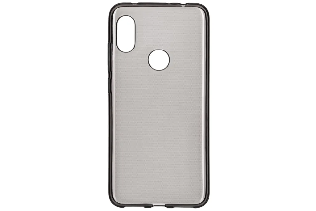 2E Basic Case for Xiaomi Redmi Note 6 Pro, Crystal, Black