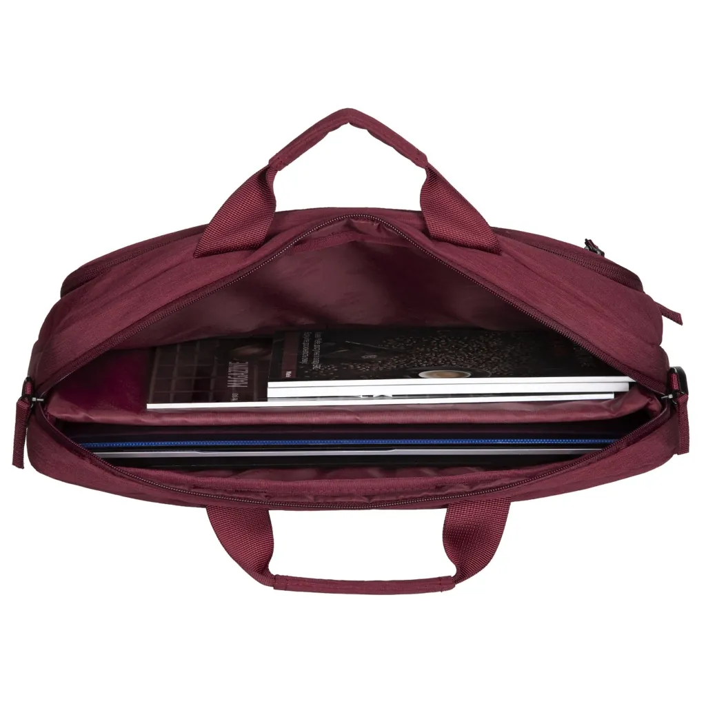 Laptop Bag 2E CBN9198BG, CrossSquares 16″, Burgundy