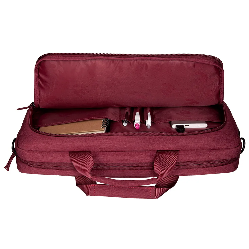 Laptop Bag 2E CBN9198BG, CrossSquares 16″, Burgundy