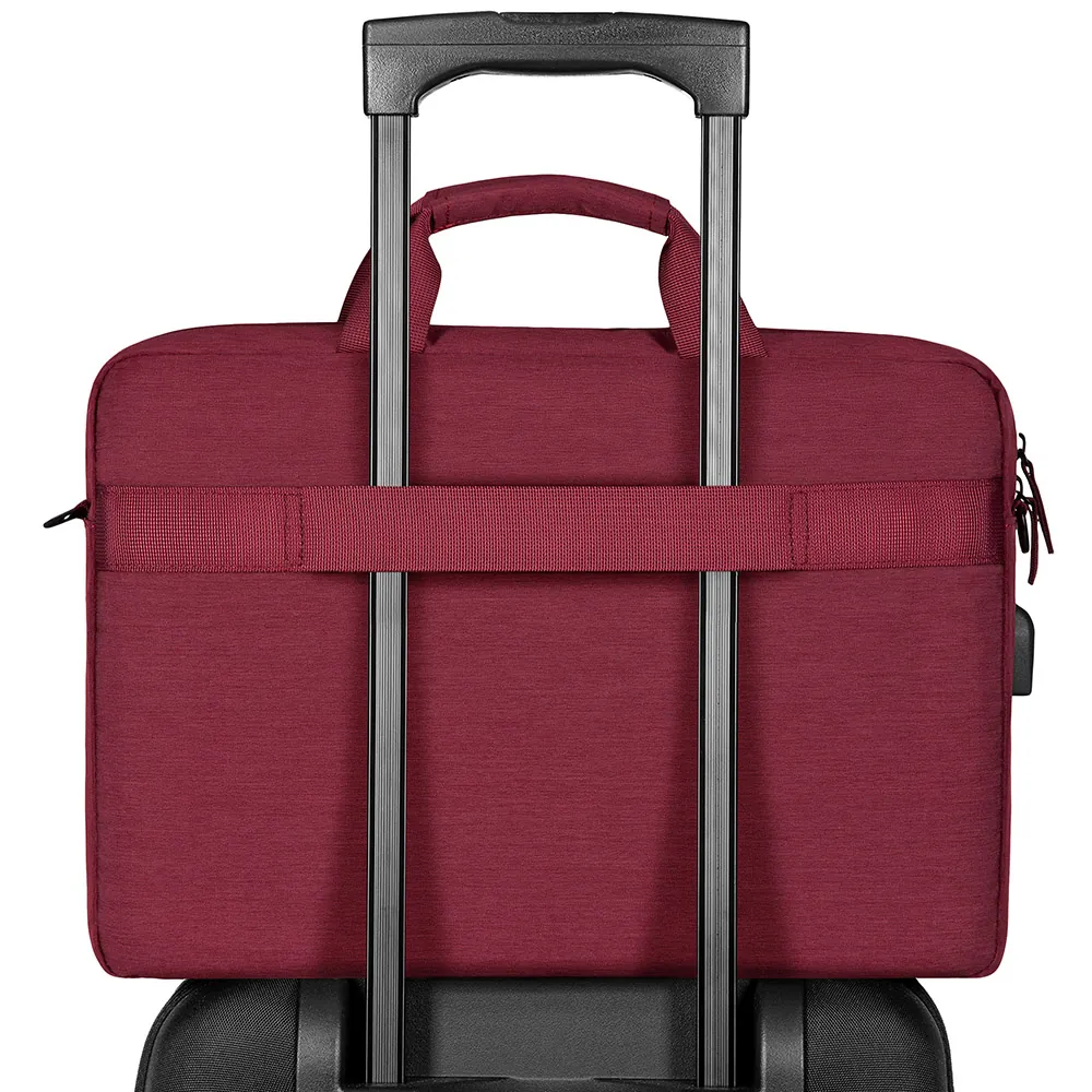 Laptop Bag 2E CBN9198BG, CrossSquares 16″, Burgundy