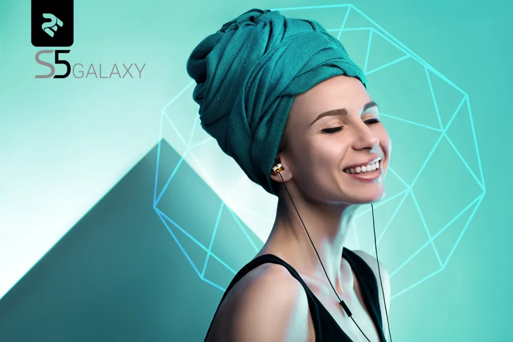 Наушники 2E S5 Galaxy, Gold