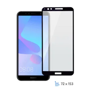 Захисне скло 2E Huawei Y7 Prime 2018, 2.5D Black border FG