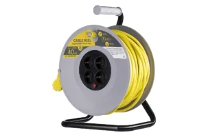 Extension Cord Reel 2E with 4XSchuko Plug, IP20, 3Gx1.5mm, 40 m