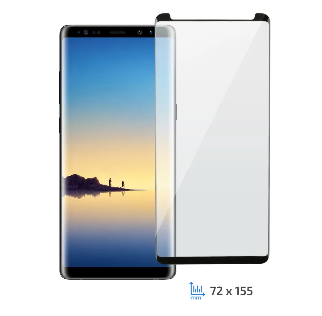 Protective Glass 2E Samsung Note 8, 3D black border FG