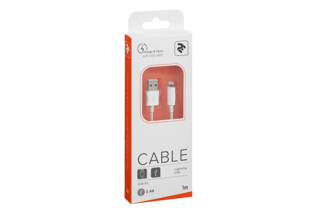 Кабель 2E USB 2.0 to Lightning Cable, Molding Type