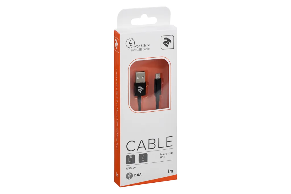 Кабель 2E USB 2.0 to Micro USB, Molding Type